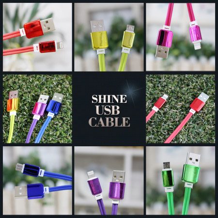 Shine USB Cable 마이크로 5핀 (핑크) [TCA-MU2003_PK]