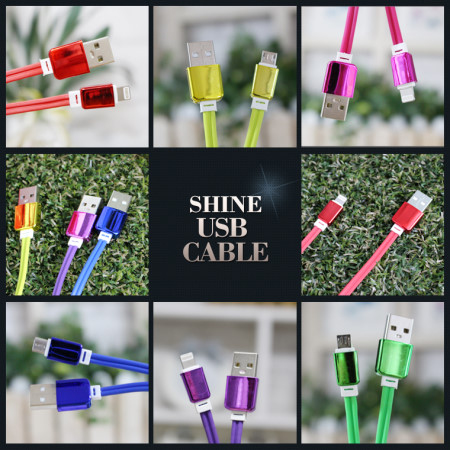 Shine USB Cable 마이크로 5핀 (그린) [TCA-MU2003_GN]