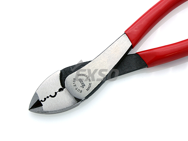 디바이스마트,수공구/전자공구/전동공구 > 작업공구 > 플라이어류 > 다용도플라이어,EXSO,압착 플라이어 [ECT-2108] [K92958465],컷팅과 압착의 이중기능으로 간편한 작업가능 // 구리,알루미늄 전선등을 깨끗하게 컷팅 // 절연 처리된 또는 절연 처리 되지 않은 터미널 압착