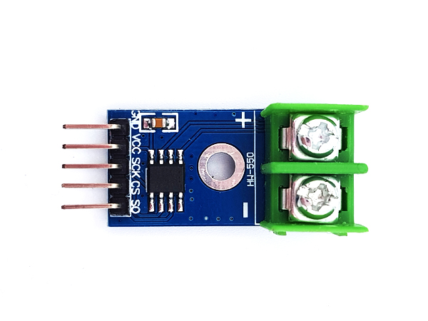 디바이스마트,MCU보드/전자키트 > 센서모듈 > 온도/습도 > 온도센서,SZH,MAX6675 K-Type 열전대 온도센서 모듈 [SZH-CH031],Working Voltage: 5V / Operating voltage : 3.0V ~ 5.5V / Operating Current : 50mA / Size : 15.6mm X 32mm X 14mm