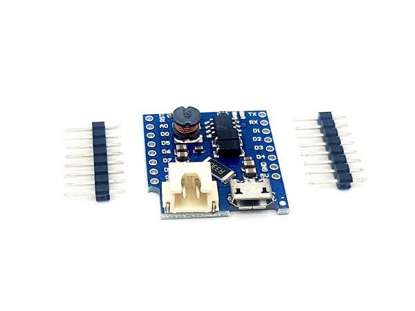 디바이스마트,오픈소스/코딩교육 > 파이썬/IoT 개발 보드 > WeMos > WeMos 호환보드/모듈,SZH,WeMos D1 Mini 호환 리튬배터리 충전 쉴드 [YR-027],WeMos D1 Mini 호환 리튬 배터리 쉴드 / 2 x 일반핀 포함 / 충전 전압: 5V 권장 / 리튬 배터리 전압: 3.3-4.2V(1S) / 사이즈: 28.1mmx25.8mm