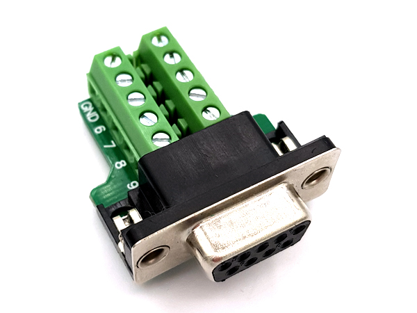 디바이스마트,MCU보드/전자키트 > 개발용 장비 > USB/RS232/RS485 컨버터,SZH,DB9 RS232 DIY 터미널블럭 커넥터 - Female (볼트형) [TDB-01],D-sub 커넥터 / 조합형 / Terminal Block 장착 / 납땜 필요 (X) / 케이스 포함 / 볼트형 / FEMALE / 46.7mm X 34mm X 20.8mm size / 9pin