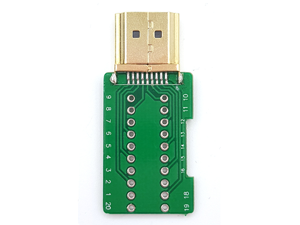 디바이스마트,커넥터/PCB > I/O 커넥터 > USB/IEEE 커넥터 > HDMI/DVI,SZH,HDMI 2.0 DIY 터미널블럭 커넥터(납땜형) - Male [TDB-06],20핀 / HDMI 커넥터 / 2.0 Male 타입 변환기판 장착 DIY 납땜 / 사이즈 : 46.8mm X 23mm X 16.5mm