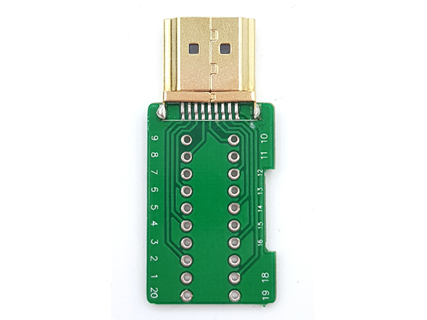 디바이스마트,커넥터/PCB > I/O 커넥터 > USB/IEEE 커넥터 > HDMI/DVI 커넥터,SZH,HDMI 2.0 DIY 터미널블럭 커넥터(납땜형) - Male [TDB-06],20핀 / HDMI 커넥터 / 2.0 Male 타입 변환기판 장착 DIY 납땜 / 사이즈 : 46.8mm X 23mm X 16.5mm