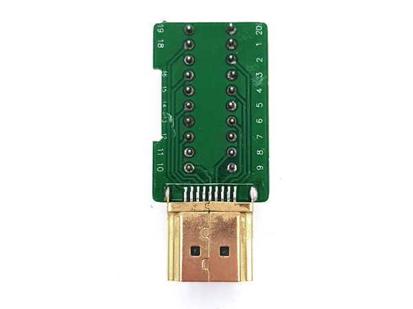 디바이스마트,커넥터/PCB > I/O 커넥터 > USB/IEEE 커넥터 > HDMI/DVI 커넥터,SZH,HDMI 2.0 DIY 터미널블럭 커넥터(납땜형) - Male [TDB-06],20핀 / HDMI 커넥터 / 2.0 Male 타입 변환기판 장착 DIY 납땜 / 사이즈 : 46.8mm X 23mm X 16.5mm