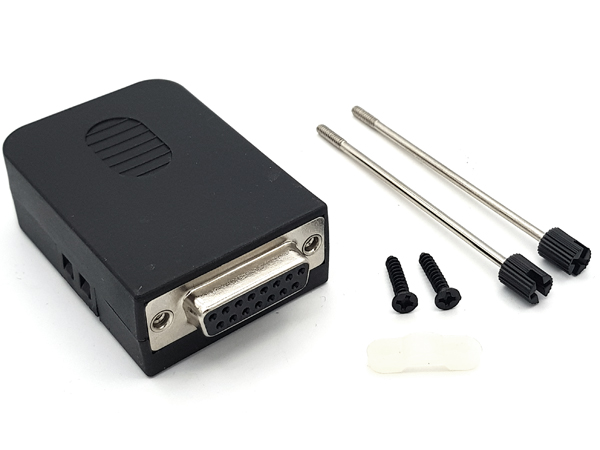 디바이스마트,MCU보드/전자키트 > 개발용 장비 > USB/RS232/RS485 컨버터,SZH,DB15 DIY 터미널블럭 커넥터 - Female (볼트형) [TDB-07],D-sub 커넥터 / 조합형 / Terminal Block 장착 / 납땜 필요 (X) / 케이스 포함 / 볼트형 / FEMALE / 60mm X 42mm X 20.6mm size / 15pin