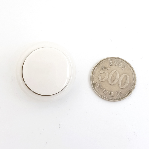 디바이스마트,스위치/부저/전기부품 > 스위치 > 푸쉬버튼 스위치 > 비조광형 스위치,SZH,30mm Arcade Game Machine Switch (White) [SZH-ZR003],30mm 아케이드 게임머신 , 조이스틱 스위치