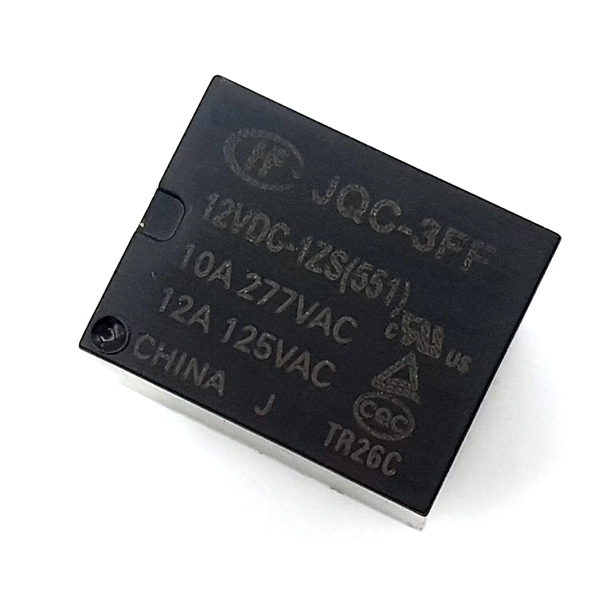 디바이스마트,스위치/부저/전기부품 > 릴레이 > 파워 릴레이,SZH,파워릴레이 JQC-3FF/012-1ZS(551) [SZH-EP060],파워 릴레이 / 코일 전압 : 12VDC / 코일 저항 : 400Ω / 코일 전력 : 360mW / 스위칭 전압(AC) : 277VAC / 스위칭 전류(AC) : 10A / 스위칭 전압(DC) : 28VDC / 스위칭 전류(DC) : 10A