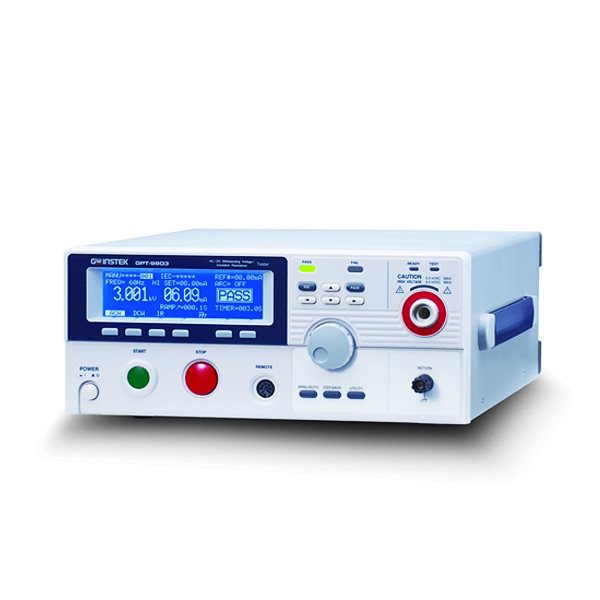내전압시험기, Electrical Safety Tester [GPT-9801]