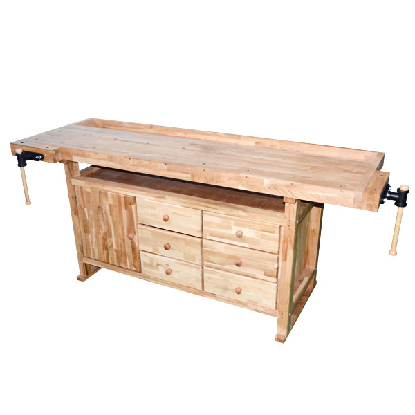 워크벤치 KTS111 1960x720x820 오크원목 WOOD MAKER