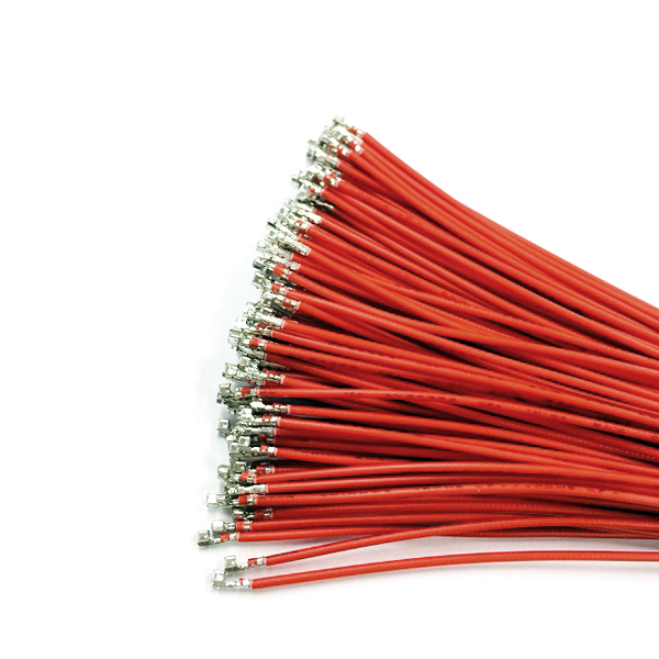 디바이스마트,케이블/전선 > 점퍼/하네스/악어/바나나 > 클림프 전선,거상인,[GSH-20011] MOLEX 51004 Single Crimp Cable AWG26 300mm 100ea Red Gersangin 하네스 365,MOLEX 51004 클림프 케이블 / Single / 길이 : 300mm / 빨간색
