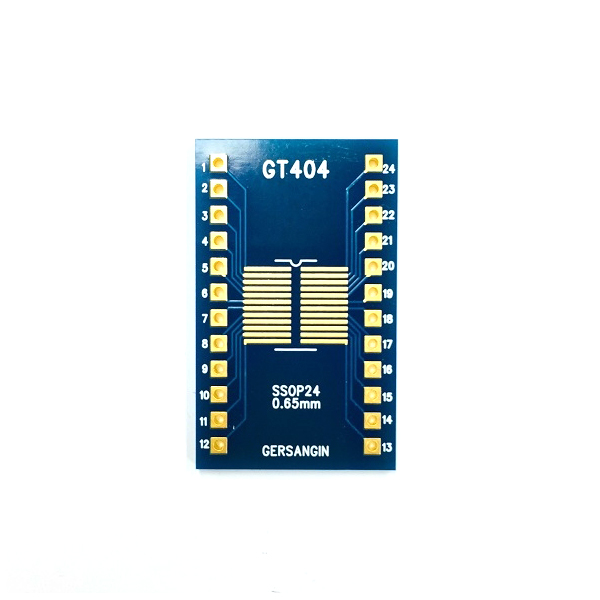 디바이스마트,커넥터/PCB > PCB기판/관련상품 > IC 변환기판 > 다기능 (복합) 변환기판,거상인,[GT 404] SSOP-24-0.65mm, SOP-24-1.27mm  Double adapter 변환기판 pcb adapter TSSOP SO,Type : SSOP, SOP / Pitch : 0.65mm, 1.27mm / Pin : 24 / Hole : 2.54mm / Size : 33.0 * 20.0