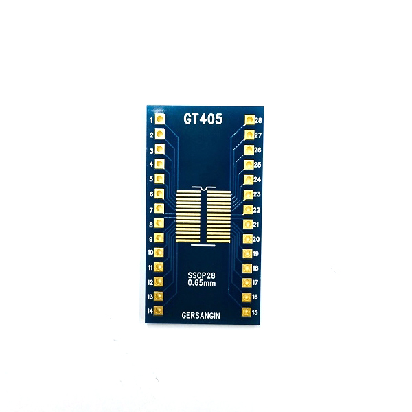 디바이스마트,커넥터/PCB > PCB기판/관련상품 > IC 변환기판 > 다기능 (복합변환),거상인,[GT 405] SSOP-28-0.65mm, SOP-28-1.27mm  Double adapter 변환기판 pcb adapter TSSOP SO,Type : SSOP, SOP / Pitch : 0.65mm, 1.27mm / Pin : 28 / Hole : 2.54mm / Size : 38.0 * 20.0