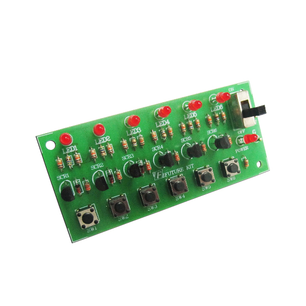 (반제품) 우선 순위 정하기 키트, 최대 6인, 퀴즈 부저용 키트 [FK191]