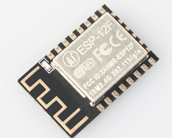 디바이스마트,MCU보드/전자키트 > 통신/네트워크 > 와이파이,Ai-Thinker,[정품] ESP8266 ESP-12F 시리얼 와이파이 모듈 SMD 타입,AI-Thinker 직수입 정품 // FCC,CE,SRRC 인증, 802.11b/g/n Wi-Fi SOC 모듈, AT commands 지원, GPIO2