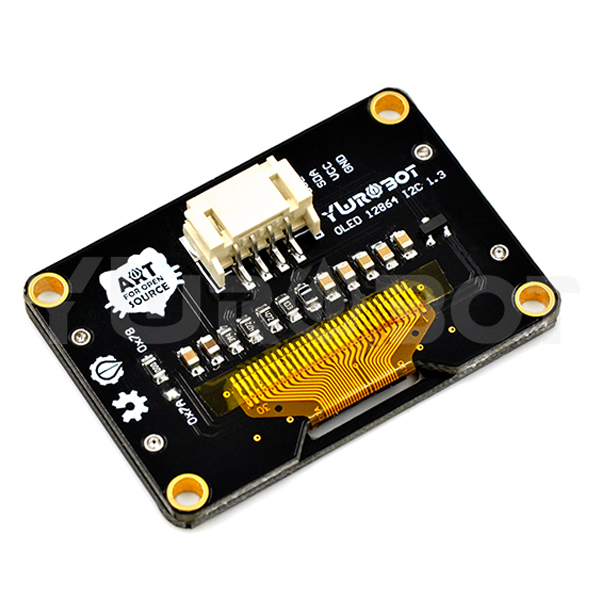 디바이스마트,LED/LCD > LCD 캐릭터/그래픽 > 그래픽 OLED,YwRobot,아두이노용 1.3인치 OLED 디스플레이 모듈 [DIS070012],아두이노와 호환되는 1.3인치 OLED LCD 모듈입니다. 검은색 바탕 파란색 글씨,케이블포함