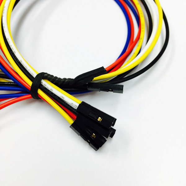 디바이스마트,케이블/전선 > 점퍼/하네스/악어/바나나 > 점퍼 와이어/케이블,거상인,악어클립 점퍼와이어 GSH-03308 (300mm, 10PCS)_Female,검정+빨강+파랑+노랑+하얀 악어클립 / 길이 : 300mm / 수량 : 색상 별 각 2개 / Female