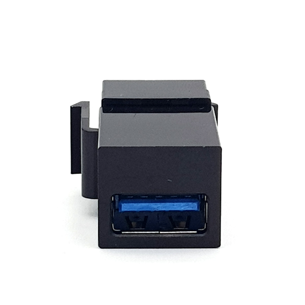 디바이스마트,커넥터/PCB > I/O 커넥터 > 젠더류 > USB3.0 젠더,SZH,USB 3.0 AF-AF 젠더(블랙) [YRD-002],USB 2.0호환 USB 3.0 Female To Female 젠더 / 고리를 이용해 얇은 판넬에 장착하여 사용이 가능 / SIZE : 35mm X 16.35mm X 14.6mm