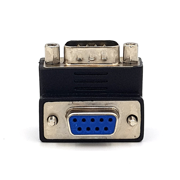 디바이스마트,커넥터/PCB > I/O 커넥터 > 젠더류 > 시리얼/패러럴 젠더,SZH,9PIN D-SUB M/F 시리얼 젠더 (꺾임형) [YRD-013],D-sub 시리얼 연장 젠더 / 90도 꺾임형 앵글타입 /  D-sub 9pin MALE - FEMALE / SIZE 33mm x 30mm x 29mm