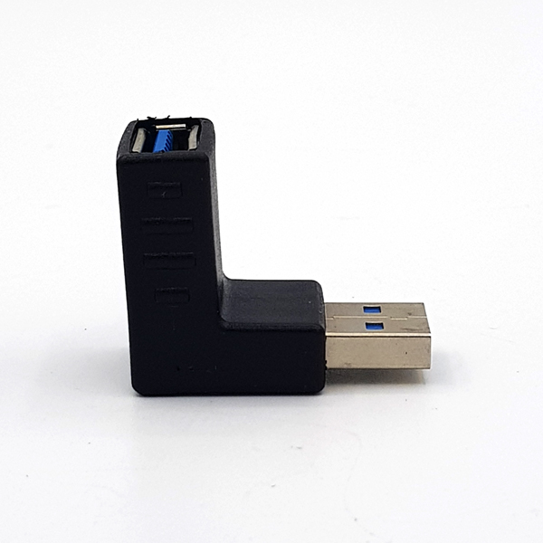 디바이스마트,커넥터/PCB > I/O 커넥터 > 젠더류 > USB3.0 젠더,SZH,USB 3.0 AM-AF 연장 젠더 (꺾임형) [YRD-015],USB 3.0 연장 젠더 / USB A 타입 MALE - FEMALE / 꺾임형