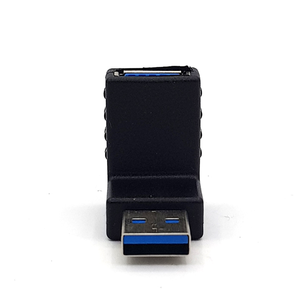 디바이스마트,커넥터/PCB > I/O 커넥터 > 젠더류 > USB3.0 젠더,SZH,USB 3.0 AM-AF 연장 젠더 (꺾임형) [YRD-015],USB 3.0 연장 젠더 / USB A 타입 MALE - FEMALE / 꺾임형