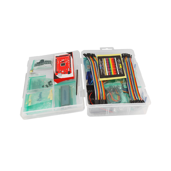 디바이스마트,오픈소스/코딩교육 > 아두이노 > 아두이노 교육용키트,KEYES,아두이노 MEGA 2560 슈퍼 스타터 키트 [KE0083],2018 최신판! ATMEGA328P 칩셋을 사용한 MEGA 2560 슈퍼 스타터 키트 입니다. 새롭게 디자인된 포장과 49가지 부품이 깔끔하게 정리되는 툴박스로 발송 됩니다. 29가지 프로젝트와 풍부한 가이드북으로 재미있고 놀라운 아두이노를 실습 할 수 있습니다.