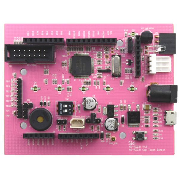 디바이스마트,MCU보드/전자키트 > 프로세서/개발보드 > RENESAS,주식회사 뉴티씨(NEWTC),NS-RX231 캡 터치센서보드,캡 터치센서보드는 기본적으로는 터치센서 쉴드형태지만 자체 프로그래밍도 가능하며,  아두이노 쉴드로 다양한 기능이 있습니다.