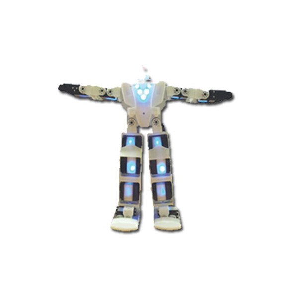 디바이스마트,기계/제어/로봇/모터 > 전문분야 로봇 > 휴머노이드 로봇,(주)로보블럭시스템,New Huroi 로봇(반제품),CPU: ATmega128 / 재질: 플라스틱 / C언어에 의해 구동 / 관절은 16개의 서보모터로 연결하여 구성