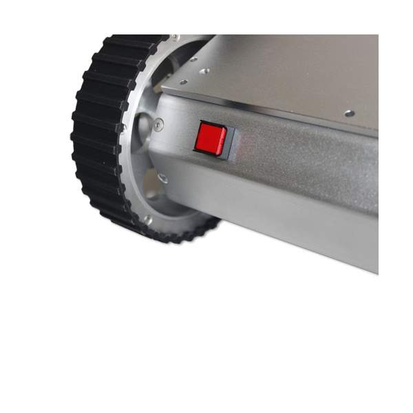 디바이스마트,기계/제어/로봇/모터 > 전문분야 로봇 > 주행로봇 > 궤도형 주행로봇,(주)로보블럭시스템,HD Tracked Tank Mobile Robot Kit,제품 사이즈: 450mm x 320mm x 157mm / 재질: 알루미늄 합금 / 무게: 17kg / 색상: 화이트 / 두개의 탱크 Tread Kit을 포함하고 있으며, 보통의 휠보다 훨씬 더 힘든 지형 운행 가능