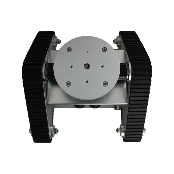 디바이스마트,기계/제어/로봇/모터 > 전문분야 로봇 > 주행로봇 > 궤도형 주행로봇,(주)로보블럭시스템,Tri-Tracked Tank Robot Kit,제품 사이즈: 300mm x 260mm x 172mm / 재질: 알루미늄 합금 / 무게: 4kg / 색상: 화이트 / 3각 구조의 Tracked Tank Robot / 전방에 초음파 센서를 내장, 장애물 검지가 가능 / 엔코더 DC모터가 장착, 로봇의 이동을 감지할 수 있다.