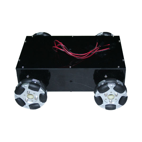 디바이스마트,기계/제어/로봇/모터 > 전문분야 로봇 > 주행로봇 > 전방향 이동로봇,(주)로보블럭시스템,4WD Omni Wheel Mobile robot body,재질: 아크릴 / 색상: 블랙 / 옴니 휠을 사용하여 구성된 이동 로봇 베이스 / 다양한 CPU 모듈을 연결하여 이동 로봇을 제작할 수 있게 구성 / 기어드 DC모터와 드라이브가 내장