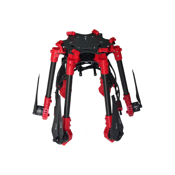 디바이스마트,기계/제어/로봇/모터 > 교육/취미로봇 > 드론/항공기 > 드론/항공기,(주)로보블럭시스템,Hexacopter Folding Frame Cabone Fiber MultiCop-헥사콥터용 프레임,다양한 비행 모드를 위한 최적설계, 전문가 및 개발자에게 적합한 프레임 구조. 바람 저항을 최소화한 고효율 Rotor 채택. 경량화 설계로 비행시간 연장. 촬영용/감시용/운송용등 다양하게 사용가능