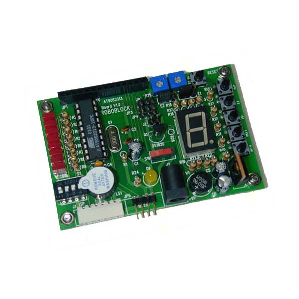 디바이스마트,MCU보드/전자키트 > 개발용 장비 > AVR용 개발장비 > 기타,(주)로보블럭시스템,AVR 마이크로 프로세서 따라하기 set(완제품),일반인을 대상으로 기초적인 지식에서부터 실제 응용로봇까지 제작해 볼 수 있도록 전자소자에 대한 지식, AVR에 대한 사용법 그리고 코드비전 C컴파일러에 제어사용방법을 다루고 있다.