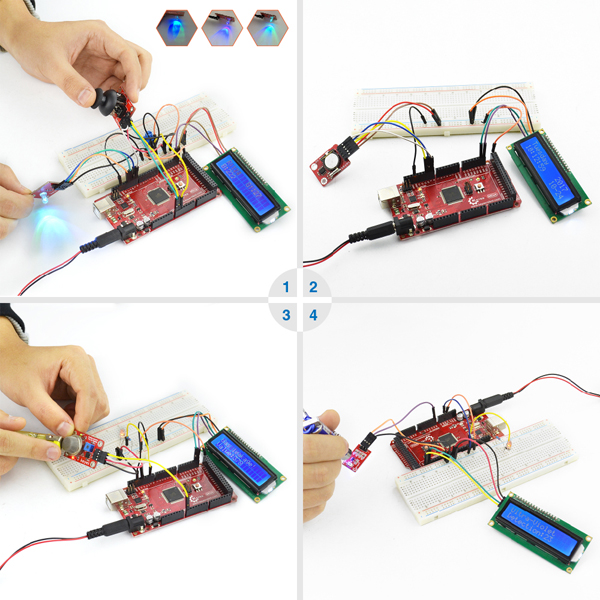 디바이스마트,오픈소스/코딩교육 > 아두이노 > 아두이노 교육용키트,KEYES,아두이노 MEGA 2560 얼티밋 스타터 키트 [KE0085],2018 최신판! ATMEGA328P 칩셋을 사용한 UNO R3 얼티밋 스타터 키트 입니다. 새롭게 디자인된 포장과 55가지의 부품이 깔끔하게 정리되는 툴박스로 발송 됩니다. 33가지 프로젝트와 풍부한 가이드북으로 재미있고 놀라운 아두이노를 실습 할 수 있습니다.