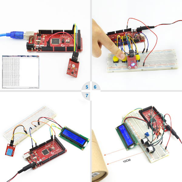디바이스마트,오픈소스/코딩교육 > 아두이노 > 아두이노 교육용키트,KEYES,아두이노 MEGA 2560 얼티밋 스타터 키트 [KE0085],2018 최신판! ATMEGA328P 칩셋을 사용한 UNO R3 얼티밋 스타터 키트 입니다. 새롭게 디자인된 포장과 55가지의 부품이 깔끔하게 정리되는 툴박스로 발송 됩니다. 33가지 프로젝트와 풍부한 가이드북으로 재미있고 놀라운 아두이노를 실습 할 수 있습니다.