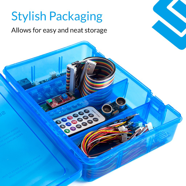 디바이스마트,오픈소스/코딩교육 > 라즈베리파이 > 라즈베리파이 교육용키트,SunFounder,라즈베리파이 초보자용 37종 센서 키트 [CN0221],Raspberry Pi용 37종 센서 작동 방식을 배울 수 있는 훌륭한 키트 / 사용자 매뉴얼(영문)이 있어 각 모듈에 대한 회로도 제공으로 쉽게 학습 가능 / Raspberry Pi 보드 미포함 / Raspberry Pi 4B 호환 가능