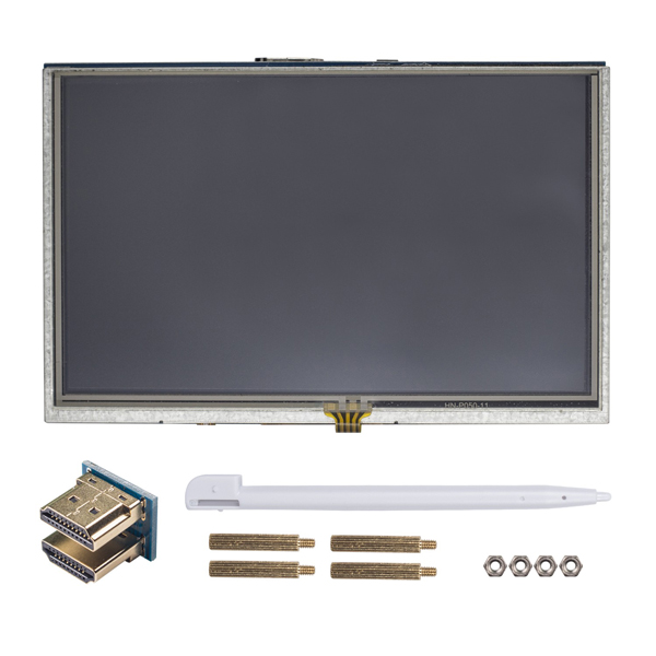 디바이스마트,MCU보드/전자키트 > 디스플레이 > LCD/OLED,SunFounder,[KC인증] 라즈베리파이 5인치 800x480 HDMI LCD 터치스크린 모니터 [CN0396],KC 인증 제품 라즈베리파이용 HDMI LCD 터치스크린입니다. 800x480 해상도와 터치스크린 컨트롤 지원 / 백라이트 on/off 가능，Raspberry Pi 3+,Raspberry Pi 4 호환가능