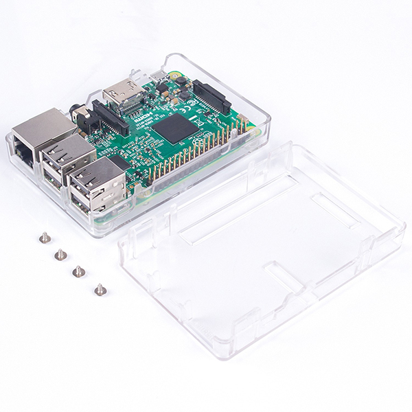 디바이스마트,오픈소스/코딩교육 > 라즈베리파이 > 라즈베리파이 케이스,SunFounder,라즈베리파이 프리미엄 ABS 케이스 / 투명 (CN0026),고급스럽고 내구성이 좋은 라즈베리파이용 엔클로저 /  케이스 밑면에 홀이 있어 편리함