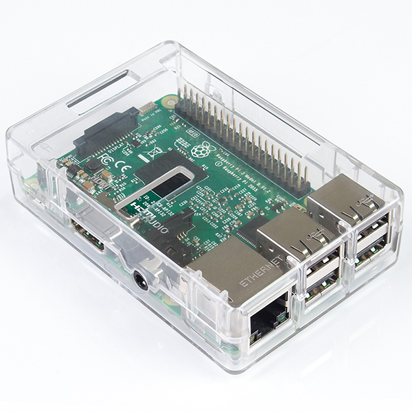 디바이스마트,오픈소스/코딩교육 > 라즈베리파이 > 라즈베리파이 케이스,SunFounder,라즈베리파이 프리미엄 ABS 케이스 / 투명 (CN0026),고급스럽고 내구성이 좋은 라즈베리파이용 엔클로저 /  케이스 밑면에 홀이 있어 편리함