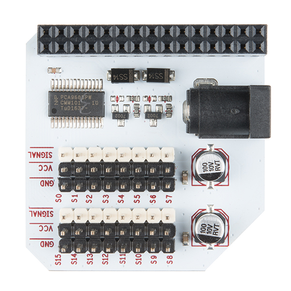 디바이스마트,오픈소스/코딩교육 > 라떼판다/비글본/기타,Onion Corporation,오메가2용 서보 확장보드 Servo Expansion Board for Onion Omega [ONI-12],16개의 PWM (Pulse Width Modulation) 출력을 Omega에 추가할 수 있습니다. / 로봇이나 DC 모터 구동에 사용 가능합니다. /  확장 Dock나 Arduino Dock R2와 같은 30핀 확장 헤더가 장착된 Omega Dock이 별도로 필요