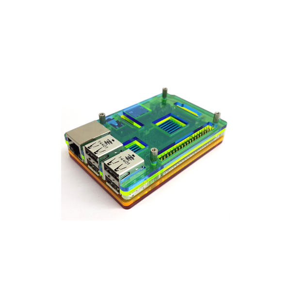 Raspberry Pi Mutli Color Acrylic Case [ELED-020]