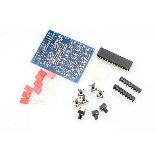 라즈베리파이 8 LED 버튼 브레이크 아웃 보드 [RA00104KIT]