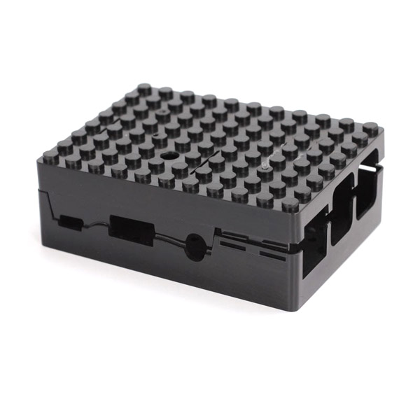 라즈베리파이 3/2/B/B+ 레고 호환 케이스 - 블랙 [DRA03785S/BLACK]