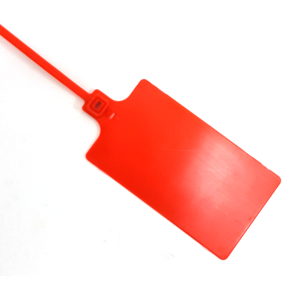 컬러 케이블타이/네임타이 네임택 (레드) [SZ-XL025]