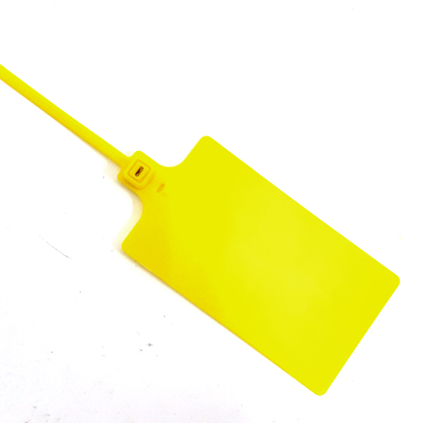 컬러 케이블타이/네임타이 네임택 (옐로우) [SZ-XL026]
