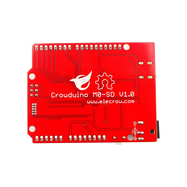 디바이스마트,오픈소스/코딩교육 > 아두이노 > 아두이노 호환보드,ELECROW,Crowduino M0 - SD 아두이노 확장보드 [ACM36620M],강력한 32 비트 확장으로 IoT 장치, 웨어러블 기술, 로봇 등 다양한 프로젝트에 적용 가능 / SAMD21 MCU / 32비트 ARM Cortex® M0 코어 / 전압: 3.3V
