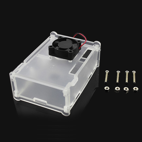 디바이스마트,오픈소스/코딩교육 > 라즈베리파이 > 라즈베리파이 케이스,ELECROW,라즈베리파이 B+ 아크릴 엔클로저 키트 [RA000078AA],Acrylic Enclosure Kit_A for Raspberry Pi B+ / 라즈베리파이를 보호하는 투명 아크릴 엔클로저 키트 / HDMI,오디오,비디오,SD슬롯,USB전원,이더넷 및 USB포트 등이 더 안정적으로 작동할 수 있게 해줌 / 아크릴판x6,DC팬x1,나사,너트키트x2가 포함