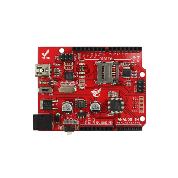 디바이스마트,오픈소스/코딩교육 > 아두이노 > 아두이노 호환보드,ELECROW,Crowduino Uno-SD V1.5 아두이노 우노 호환보드 [MCA02328UNO],Arduino UNO와 완벽하게 호환되는 마이크로 컨트롤러보드 / Atmega328P 기반 / SD 카드 슬롯이 있어 데이터로깅, 환경모니터링이 편리 / usb케이블 포함