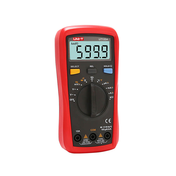 디바이스마트,계측기/측정공구 > 전기/전자 계측기 > 휴대형멀티미터,UNI-T,휴대형 디지털 멀티미터 UT133A,UT133A Palm Size Multimeter / 과부하 경보 / 6000카운트 디스플레이 대형 LCD화면