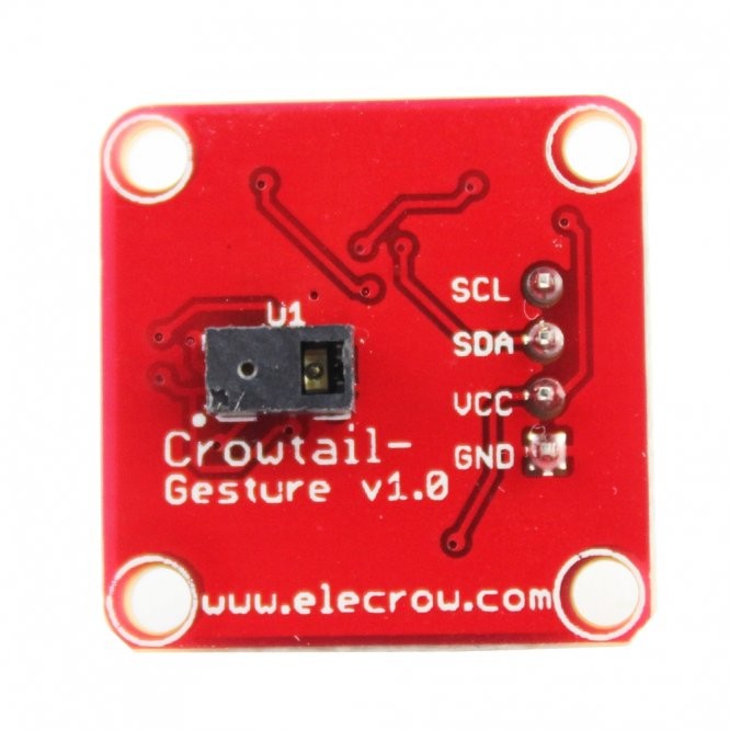 디바이스마트,MCU보드/전자키트 > 센서모듈 > 모션/제스처 > 제스처센서,ELECROW,Crowtail- 모션 센서 [CT010628G],9가지 기본 제스처를 인식 할 수 있으며, 간단하게 다른 Cowtail 또는 컴퓨터, 휴대 전화, 스마트 카, 로봇 등을 제어 할 수 있습니다. / 전원 공급 : 5V